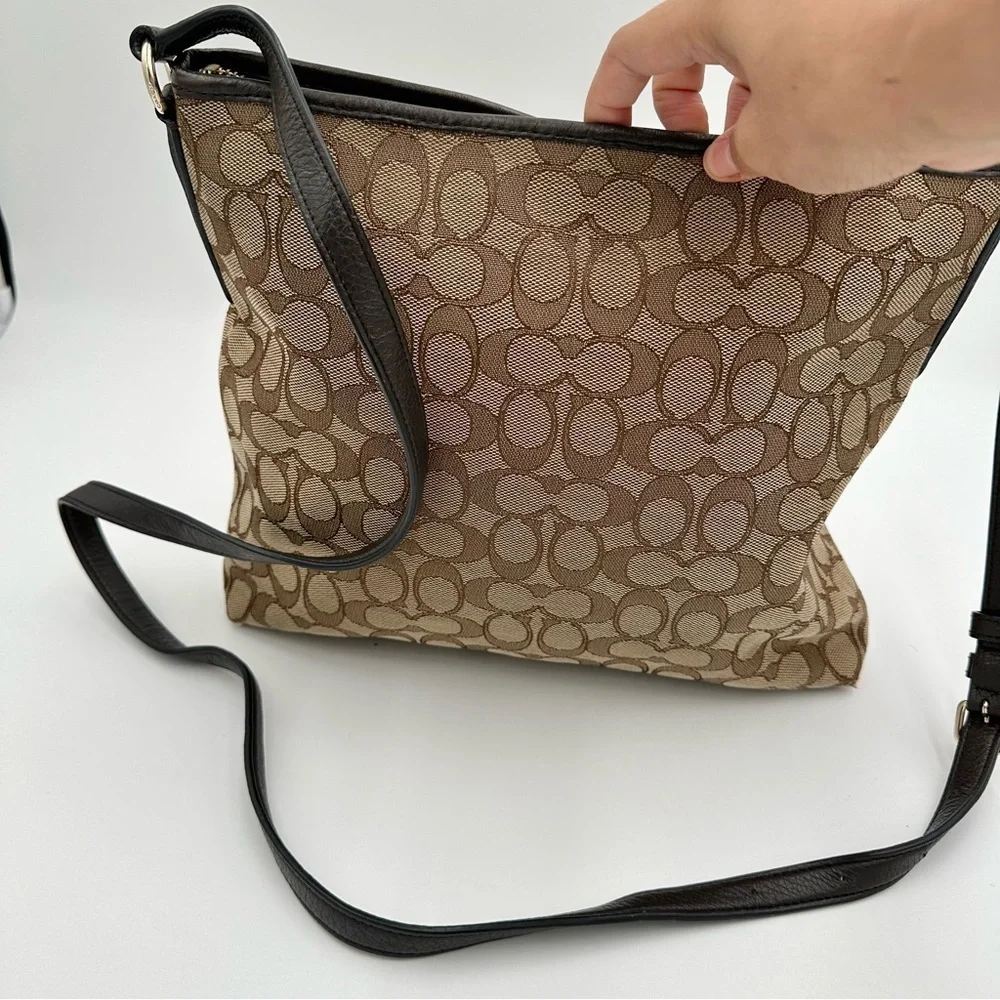 Coach Canvas Large Crossbody